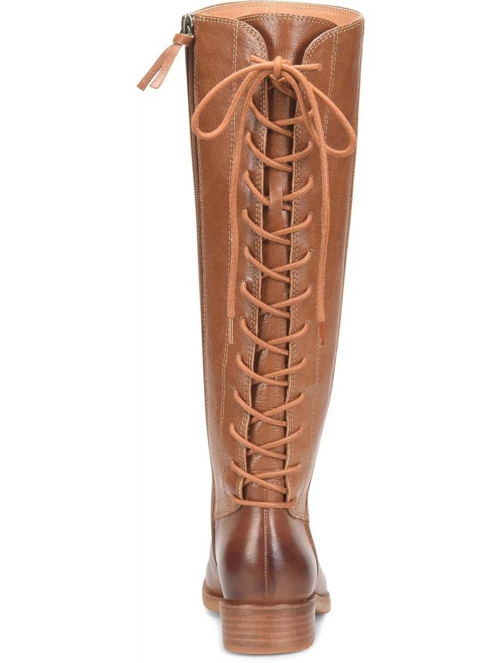Sofft Sharnell Boots Brown Women's Size 9 Lace Up Back Leather Tall - Picture 2 of 14